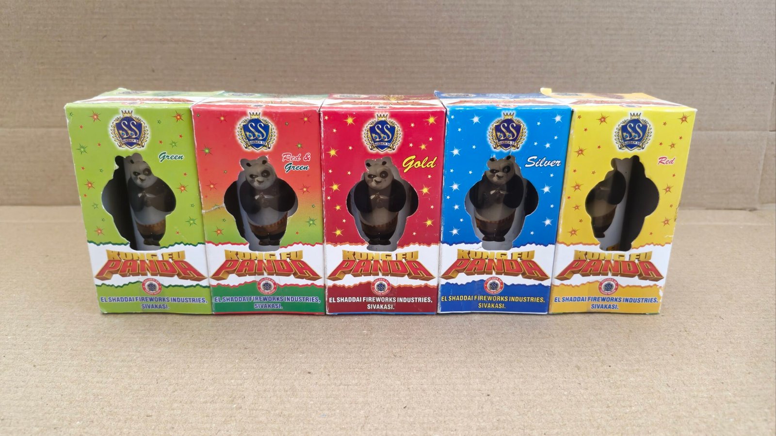 Kungfu Panda ( 5 Colour) (1 Box)