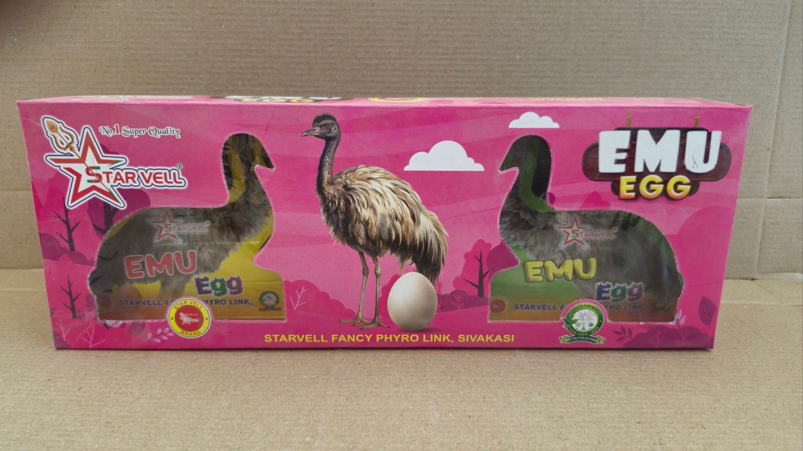 Emu Egg  (1 Box) |2 Pcs|