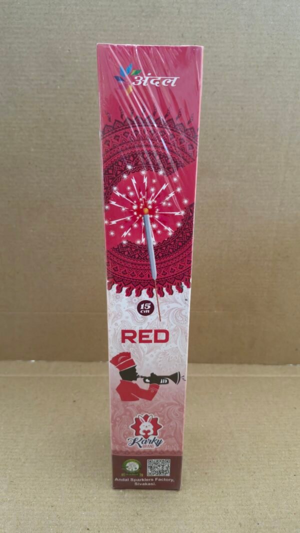15 CM Red Sparklers (5 box)